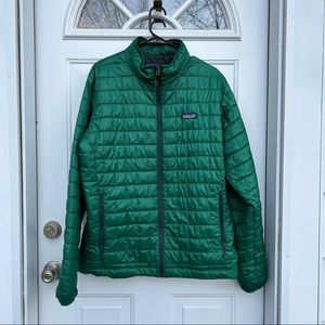 Men’s Patagonia Nano Puff down jacket | Large | quilted emerald green